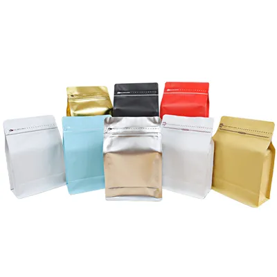 Stand Up Pouches nrog Degassing Valve