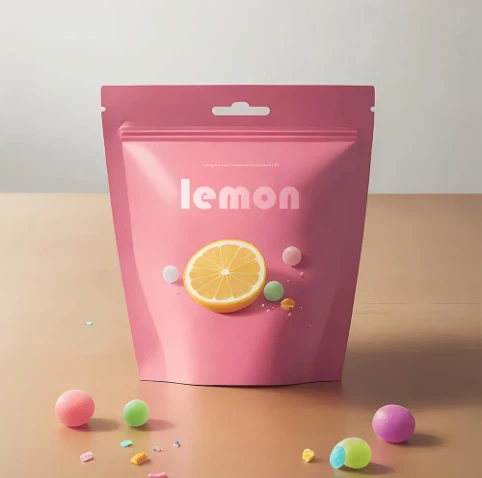 Nrov Yas Zaub Mov Zipper Yas Hnab Custom Pattern Packing Plastic Food Bags