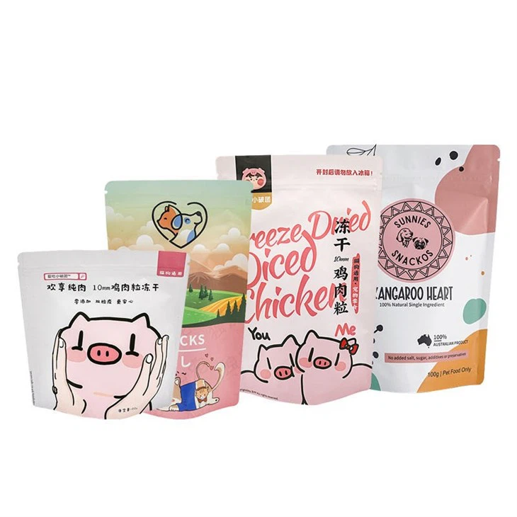 Self Standing Zipper Hnab